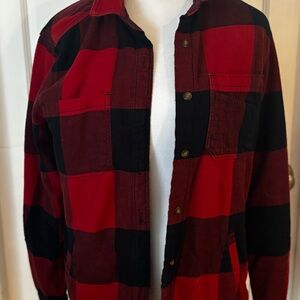 Carhartt Red and Black Plaid Shirt  M
